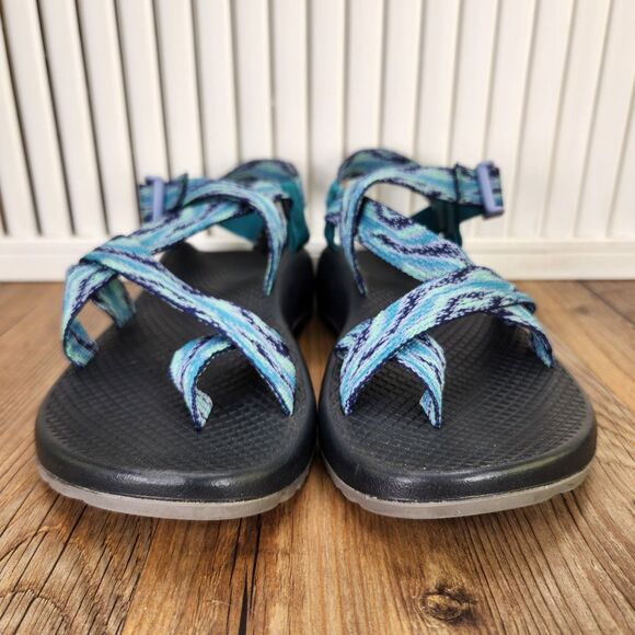 Chaco Z/2 Classic Current Dusty Blu Women's Size 7 Blue Hiking Strappy Sandals - Picture 3 of 12